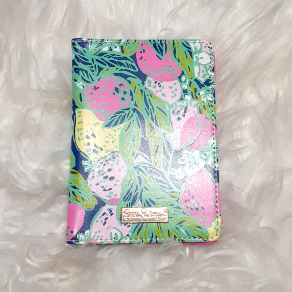 Lilly Pulitzer Pink & Green Passport Holder